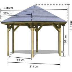 Karibu Pavillon Oslo Holzpavillon 5