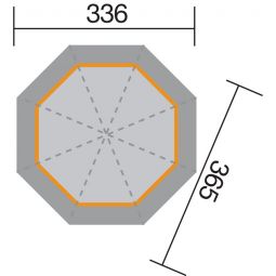 weka Pavillon 234 B Holzpavillon 4