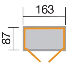 weka Gartenschrank 357 Naturbelassen Geräteschrank 4