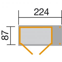 weka Gartenschrank 357 A Naturbelassen 4