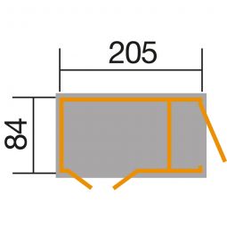 weka Gartenschrank Multibox 367 Anthrazit 4