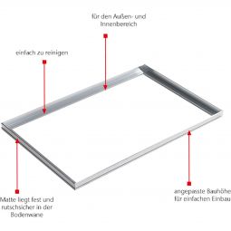 ACO Vario Winkelrahmen Steckprofil Alu 3