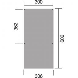 weka Einzelcaport Y-Carport 612 Unterstand 4