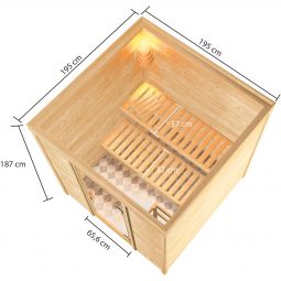 Karibu Woodfeeling Sauna Jara 3