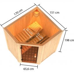 Karibu Woodfeeling Sauna Faurin 3