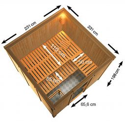 Karibu Woodfeeling Sauna Arvika 5