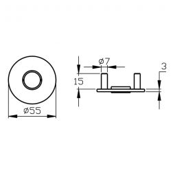 Karcher Türgriff-Garnitur Tasmania EPL31 Edelstahl 3