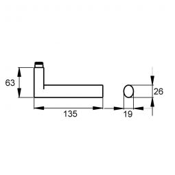 Karcher Türgriff-Garnitur Madeira EPL45 Edelstahl 3