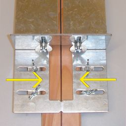 ferax Bohr- und Anreißschablone Stahl 3