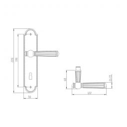 Karcher Langschild Wechselgarnitur Schöntal L260 4