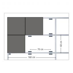 ferax Terrassenmeister Unterkonstruktion Alu-System Basis-Schiene 5