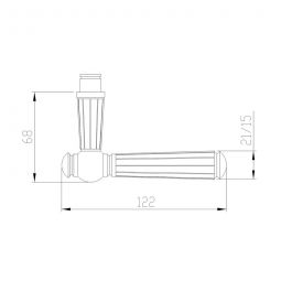 Karcher Türgriff-Garnitur Schöntal R260 Chrom 3