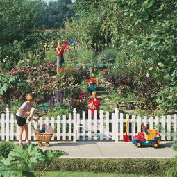 TraumGarten Gartenzaun LONGLIFE CARA Kunststoffzaun 3