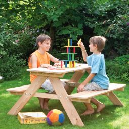 WINNETOO Picknicktisch mit Sitzbank Gartentisch 3