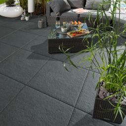 KANN Terrassenplatte Xera Betonplus anthrazit-meliert 3