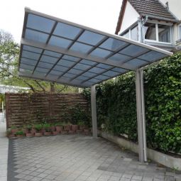 XIMAX Aluminium Carport Linea Weiß 4