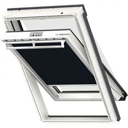 VELUX Vorteils-Set Hitzeschutz Plus DOP Manuell Uni Dunkelblau/Schwarz 1100 Markise und Verdunkelungsrollo, effektiver Hitzeschutz und optimale Verdunkelung, für verschiedene VELUX-Dachfenster geeignet