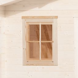 weka Gartenhaus Einzelfenster Wandstärke 45mm verschiedene Größen, mit Dreh-Kipp-Beschlag