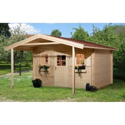 weka Gartenhaus Weekendhaus 138 naturbelassen Gartenhütte komfortables Freizeithaus mit viel Platz