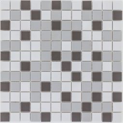 Wellker Keramikmosaik Grau Mix 33x33 cm Mosaikfliesen 4 mm auch als Muster erhältlich