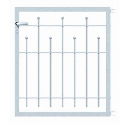 Alberts Einzeltor Madrid verzinkt Rohstahl, 100 cm Breite