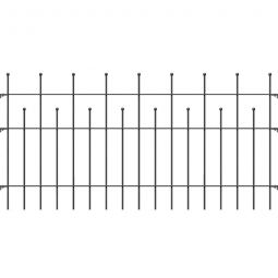 Alberts Zaunfeld Madrid anthrazit-metallic Stahlzaun Rohstahl, 200 cm Breite