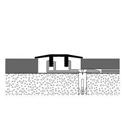 PARKETTFREUND Übergangsprofil PF 578 V Alu eloxiert Silber Schraub- und Clicksystem Übergangsschiene grau verschiedene Varianten, bis 1,8m, Höhenausgleich 4-7,5mm