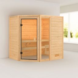 Karibu Woodfeeling Sauna Jada verschiedene Ausführungen