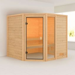 Karibu Woodfeeling Sauna Tabea verschiedene Ausführungen