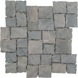 Wellker Natursteinmosaik Multiformat Marmor Ilo Black Chocolatto 30x30 cm Mosaikfliesen auch als Muster erhältlich