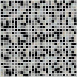 Wellker Glasmosaik Tena Black Grey White 29,6x29,6 cm Mosaikfliesen 4 mm auch als Muster erhältlich