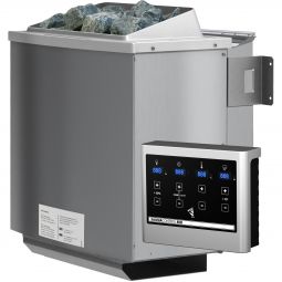 Karibu Saunaofen 9 kW Bio-Kombiofen inkl. Steuergerät Mit praktischem Steuergerät, inklusive 18 kg Diabas Saunasteine