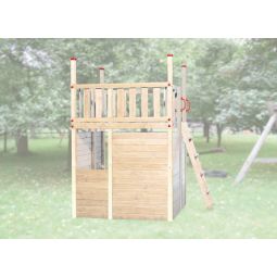 weka Tabaluga Verkleidung für Spielturm Massivholz Massivholz natur, 19 mm Stärke