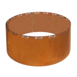 bellissa Hochbeet Corten rund Durchmesser 110cm, Höhe 50cm, Füllvolumen 624L