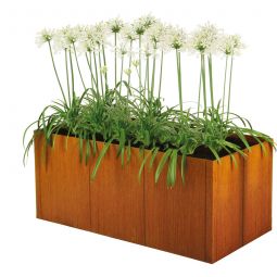 bellissa Hochbeet panello Corten Kräuterbeet Länge 116cm, Komplettset