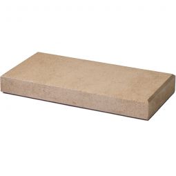 WESERWABEN Gartenmauer Vario-Line Mauerabdeckung Abdeckplatte Creme-Beige 40x20x5cm
