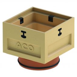 ACO Self® Europoint Oberteil für Punktablauf Langform für Punktentwässerung Ø 250 mm, 210 mm, Tief/Rund