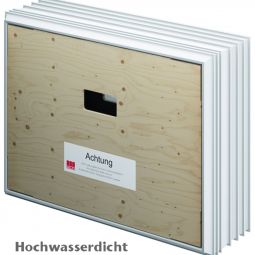 ACO Therm 3.0 Leibungskellerfenster Hochwasserdicht mit 3-fach WSG 3-fach Verglasung, hochwasserbeständig, erhöhter Einbruchschutz durch Verbundsicherheitsglas