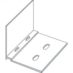 ALWO Komplettsystem 16 Profilabschluss Winkel anthrazitgrau RAL 7016 Montageprofil Profilabschluss aus Aluminium für 16 mm Stegplatten, vorgebohrt