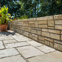 KANN Gartenmauer Old Town Walling sandstein Mauersteine kombiniertes Paket Lieferung nur in ganzen, kombinierten Paketen