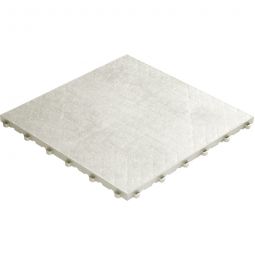 florco Klickfliese Kunststoff floor weiß 40x40x1,8cm, stabil und robust kombinierbares Klicksystem
