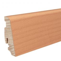 Haro Sockelleiste furniert Buche gedämpft matt-versiegelt Fußleisten 19x58x2200mm