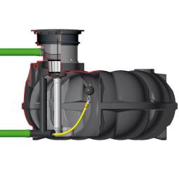 Rewatec Flachtank Retentionstank NEO verschiedene Tankgrößen, inkl. Zubehör