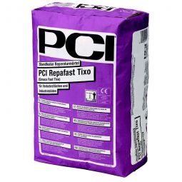 PCI Repafast Tixo Standfester Reparaturmörtel Grau Dunkel 25kg Sack, für Verkehrsflächen und Industrieböden