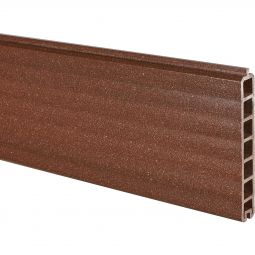 NATURinFORM WPC-Sichtschutzzaun DER EFFEKTIVE/DER FLEXIBLE Lamellenset kastanienbraun Sichtschutz Steckzaun Lamellenzaun 4 Nut- und Federprofile, mit dauerhaft eleganter Holzoptik, 175x15x2,4 cm