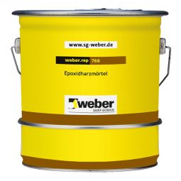 weber Kellerabdichtung weber.rep 766 Epoxidharzmörtel 4,3 kg Kombigebinde