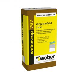 weber Kellerabdichtung weber.rep 767 Vergussmörtel 1 mm 25 kg Sack