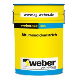 weber Kellerabdichtung weber.tec 905 Bitumendickanstrich verschiedene Größen