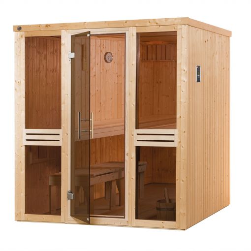 weka Sauna Elementsauna KAARINA Fichte 2