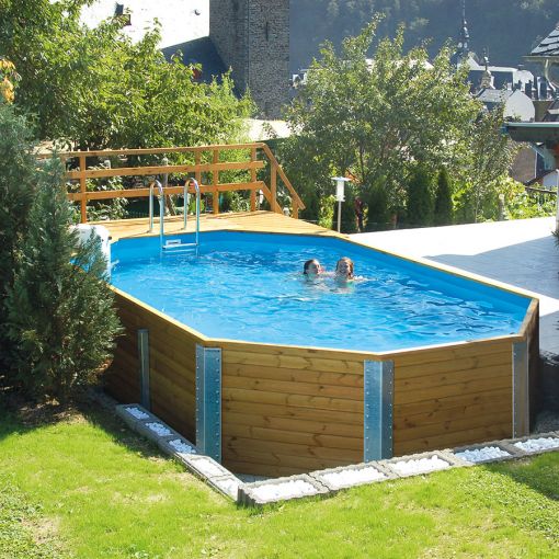 weka Massivholzpool 594 Komplettset Swimmingpool 2